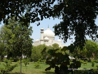 Taj mahal - gardens