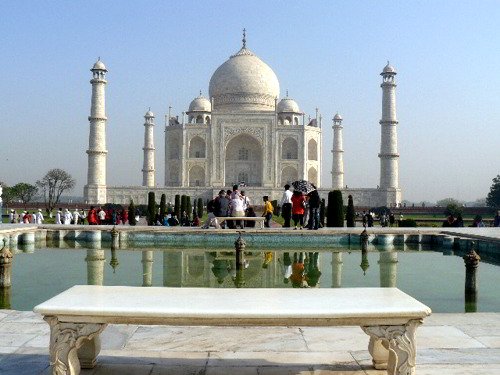 taj mahal royal bench